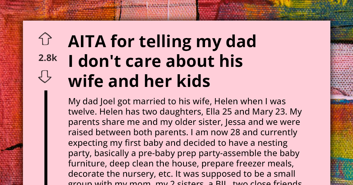 Expectant Mother Tells Father His New Wife And Stepdaughters 'Mean Nothing' To Her After Pre-Baby Party Drama