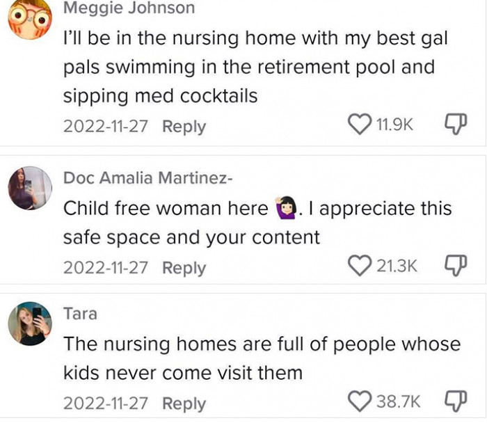 Childfree people appreciate the safe space
