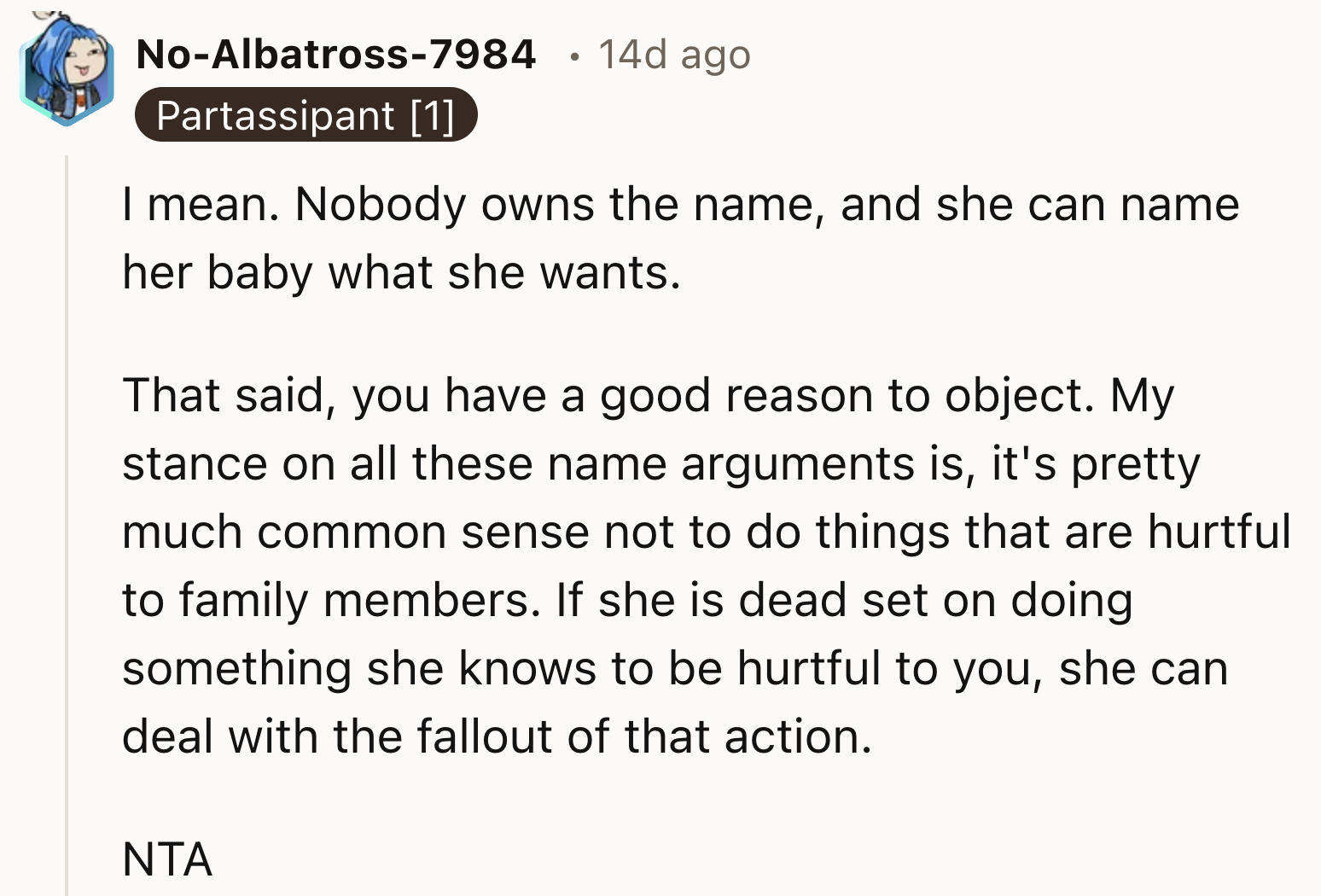 Name Arguments Are Hurtful To Family Members