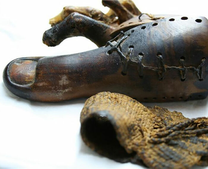 1. 3,000-Year-Old Ancient Prosthetic.