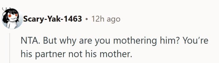It’s exhausting when care turns into caretaking.
