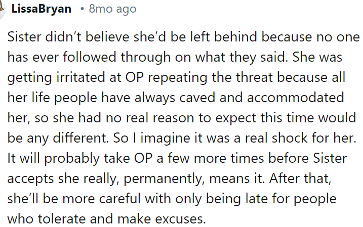 That Must Have Been Shocking for the Sister