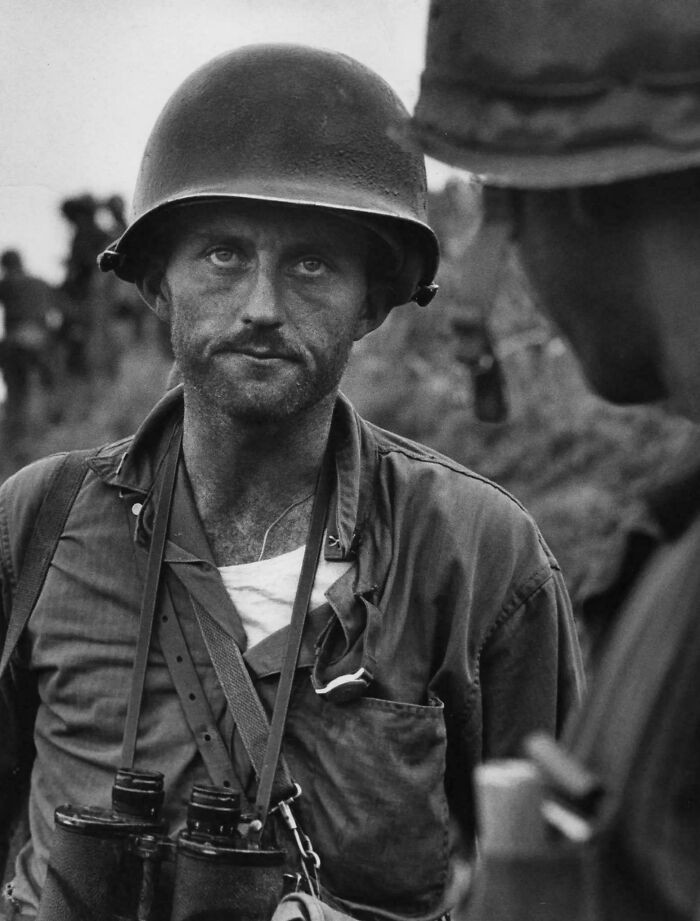 "Capt. Ike Fenton of the U.S. Marine Corps Upon Hearing Reports That His Unit Was Almost Out of Ammunition During a Battle in the Korean War in 1950."