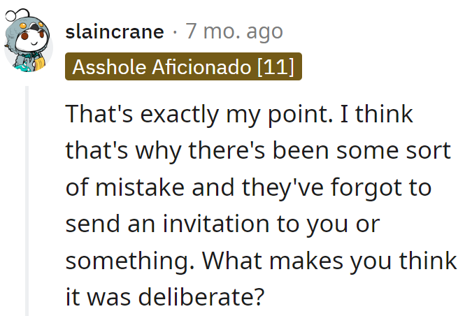 Mix-up or magic? The missing invite has turned into a Houdini act.