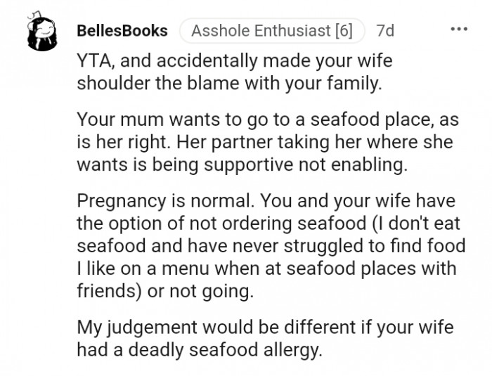 You and your wife have an option