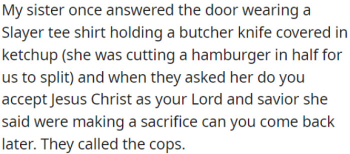 How to avoid religious solicitors