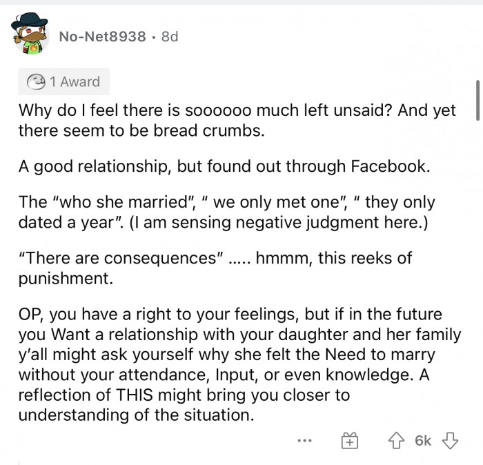 Again, it seems that many people need more information and think that this guy is hiding things.