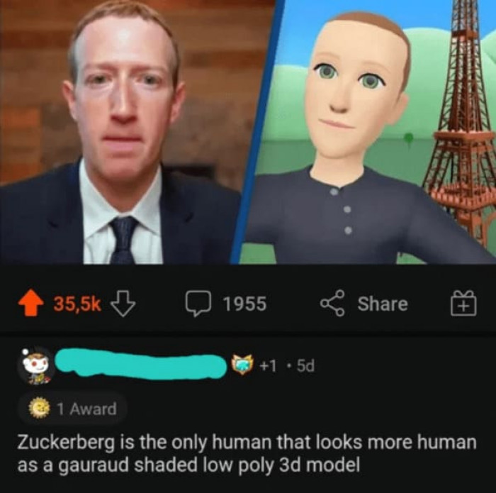 4. The only human that looks more human in a 3d model