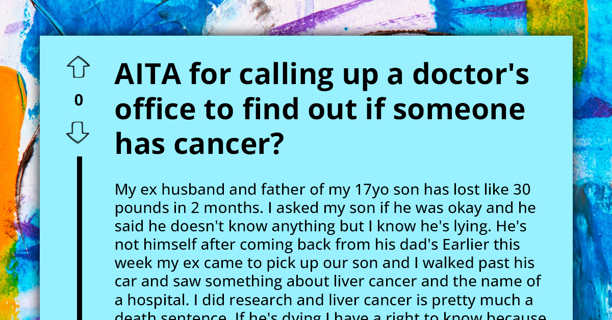 Concerned Mother Questions How Ex-Husband's Health Issues Could Affect Son
