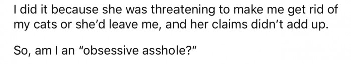 So he came to Reddit to see if he's indeed the A-hole.