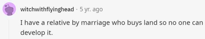 1. It would be nice if their reasoning for this included something like nature preservation or something similar