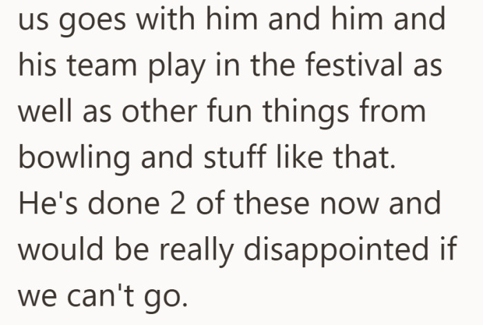 At this point, the trip is part tradition, part reward. That is why the idea of skipping it hits harder.