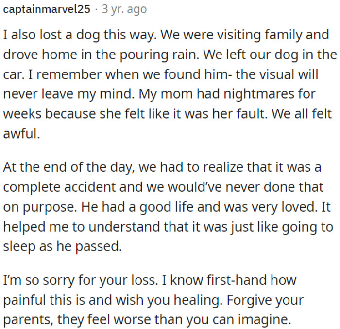 OP Needs to Forgive His Parents; They're Hurting Too.