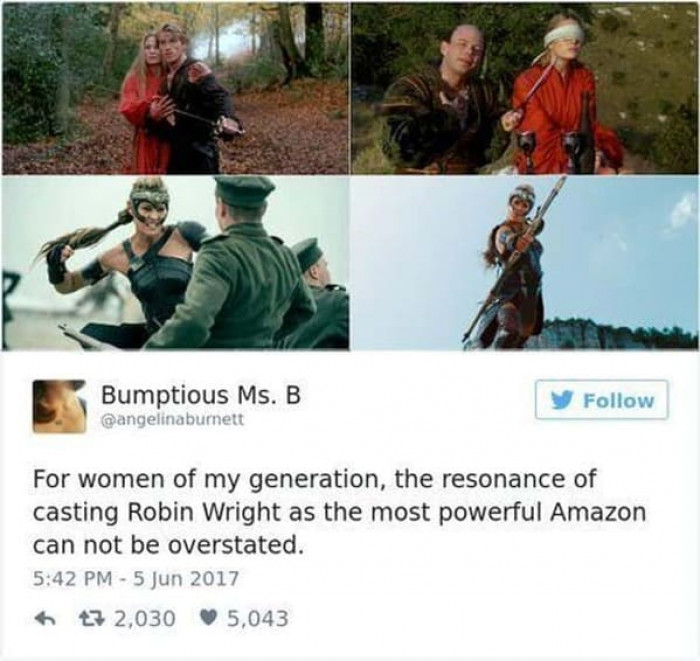 4. Robin Wright as Antiope in Wonder Woman (1984)