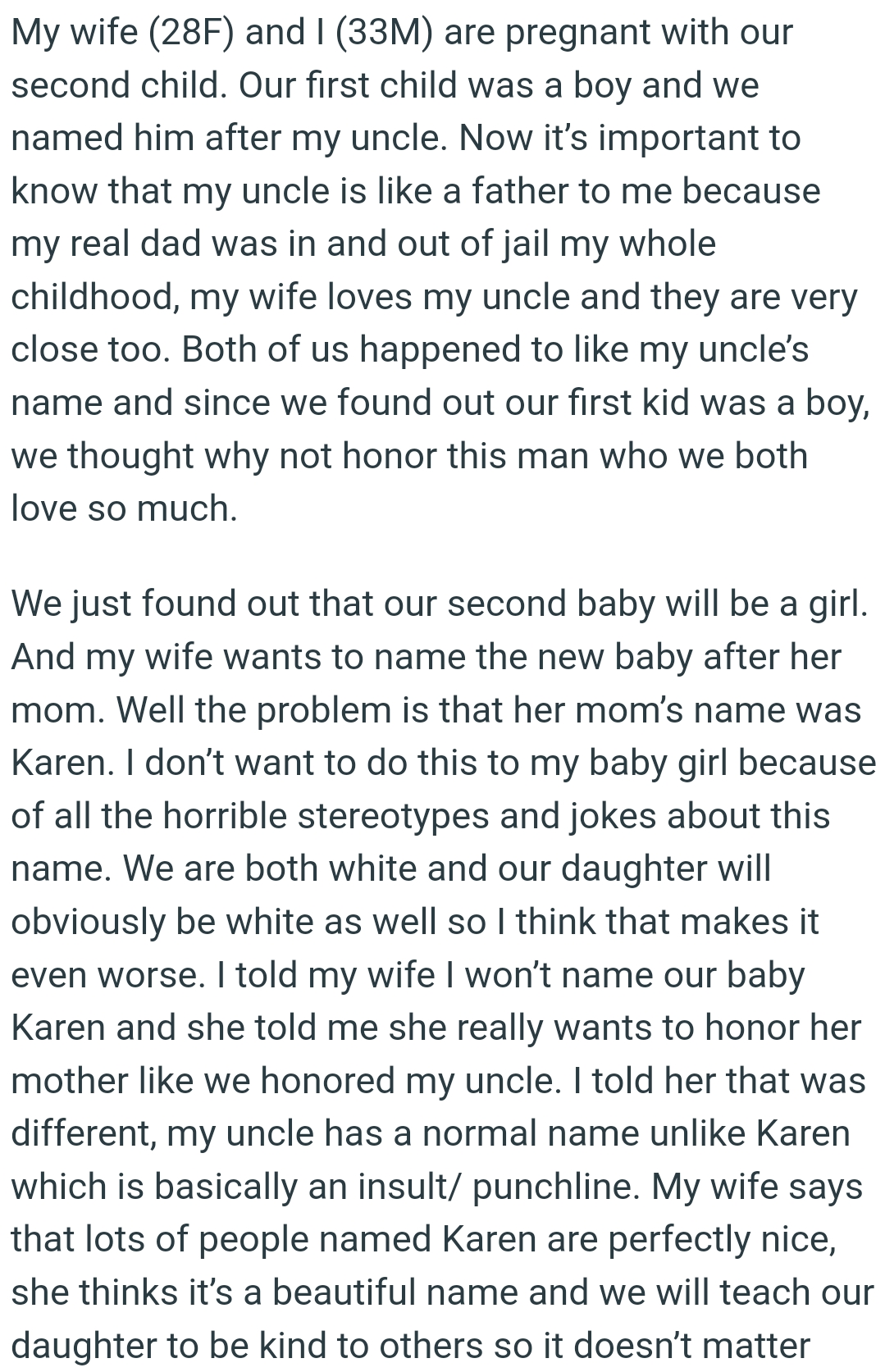 The OP and his wife thought it well to honor a man whom they both love so much