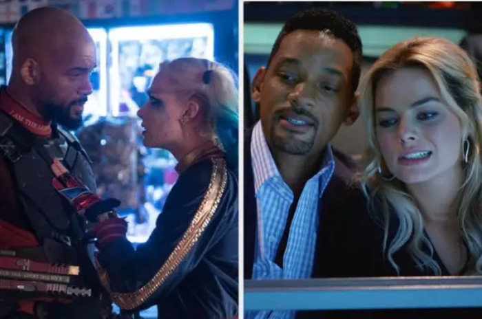 18. Margot Robbie and Will Smith