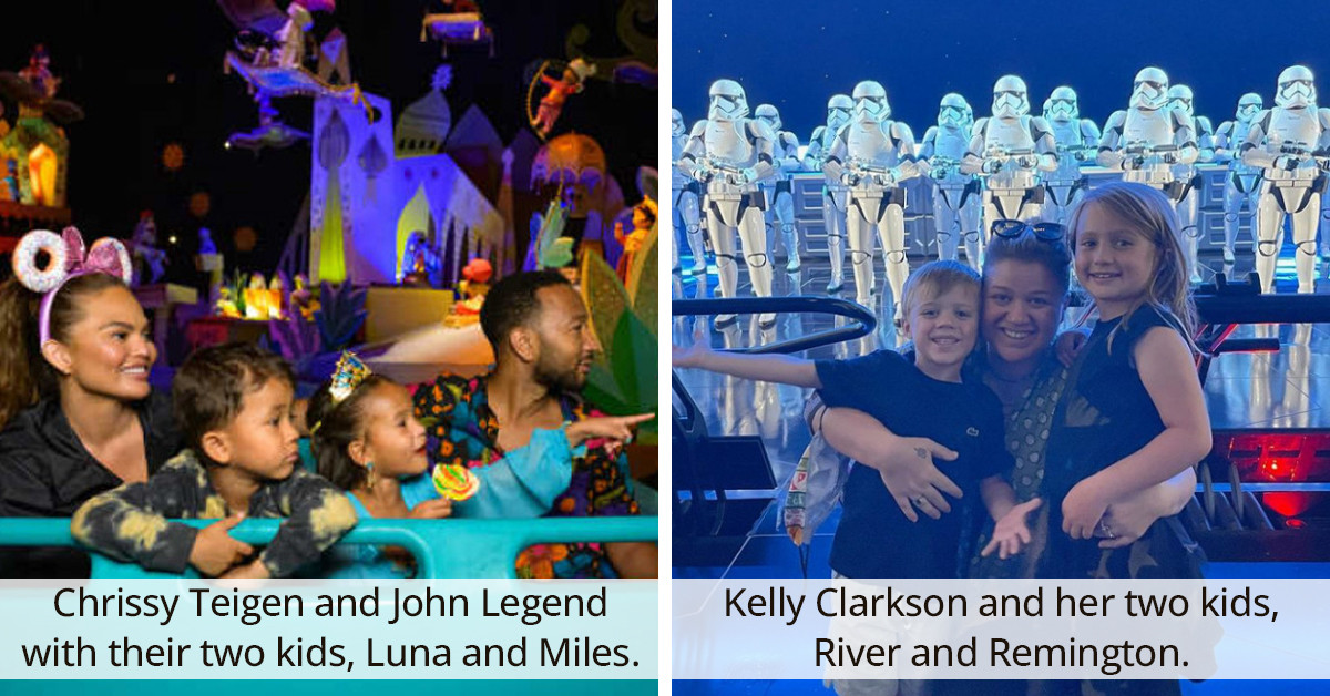 22 Times Celebrities Who Visited Disney World and Disneyland Shared Pictures of Their Family Fun