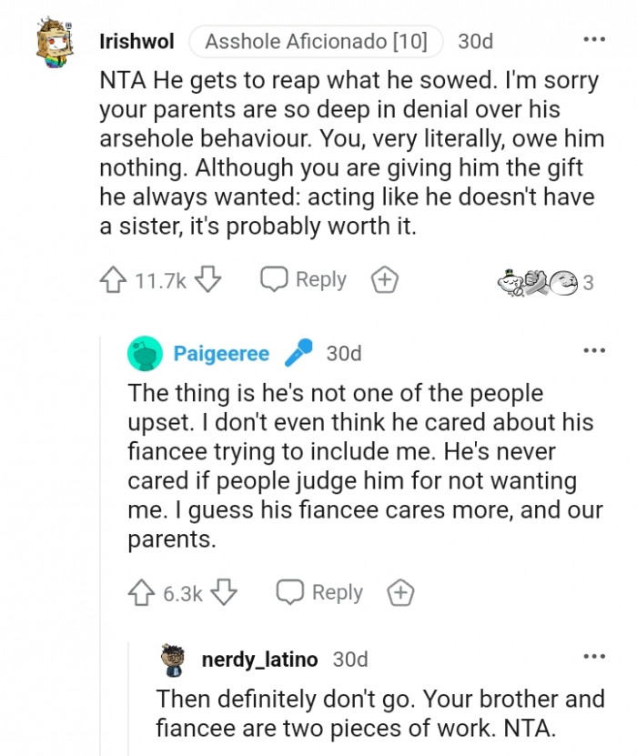 You are giving him the gift he always wanted