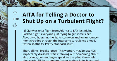 Passenger Tells Doctor To "Shut Up" During Turbulent Flight, Sparks Debate Over Handling Panic
