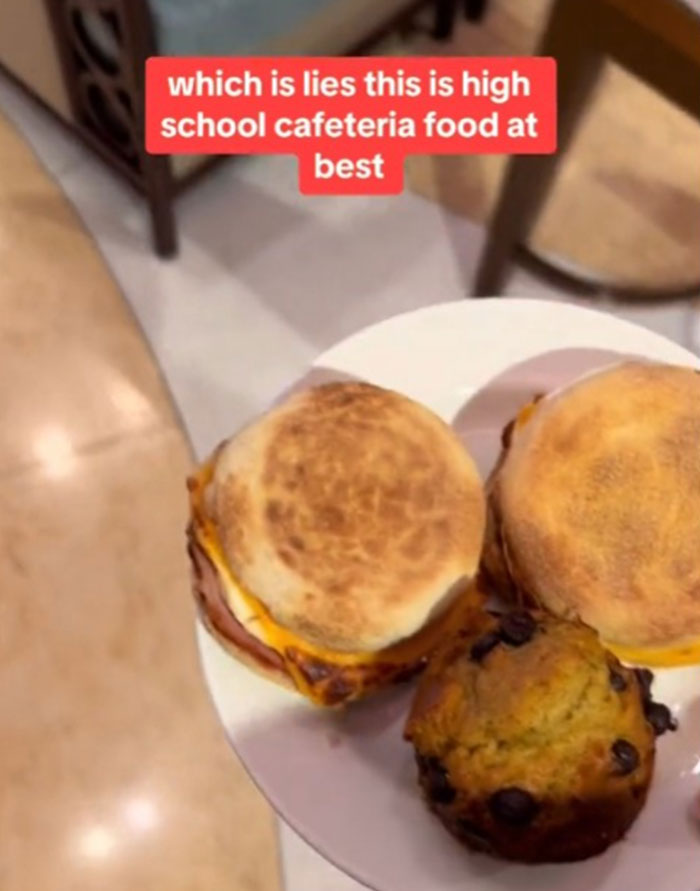 The cuisine is a sad flashback to those school lunch days