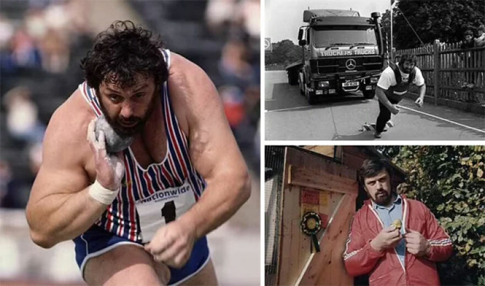 United Kingdom - Geoff Capes, superstar of the World's Strongest Man, always seemed like a very chill guy. Budgie fancier. Passed in 2024.