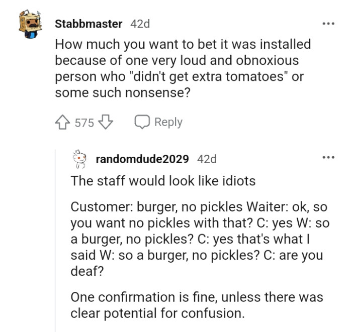 Getting it installed because of one very loud and obnoxious person