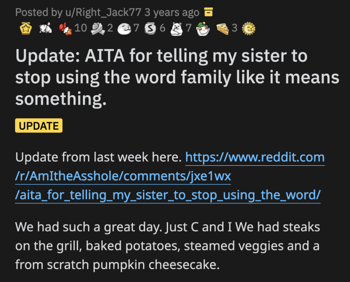 OP posted an update a few weeks later.