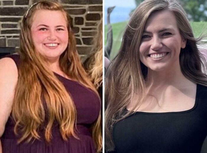 "21 vs. 26. Lots Of Weight Lost, And Countless Hours Of Self-Development Later"