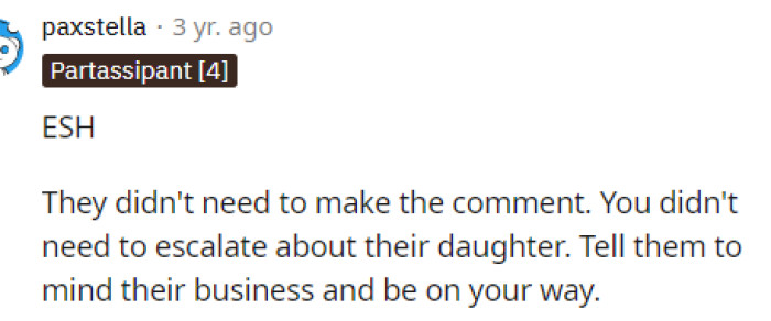 This comment is very simple and to the point, but it definitely shows how we feel about this situation.