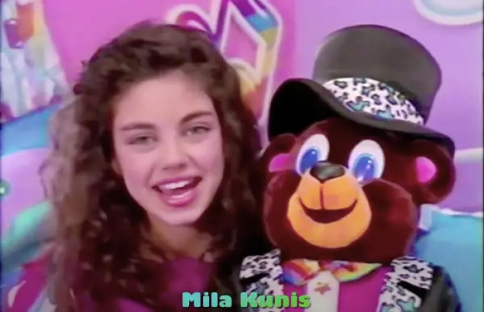 3. Mila Kunis landed her first gig in 1993 and was featured in Barbie and Lisa Frank commercials.