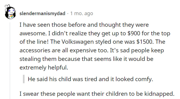 It's a shame that such useful and pricey items are becoming targets for theft.