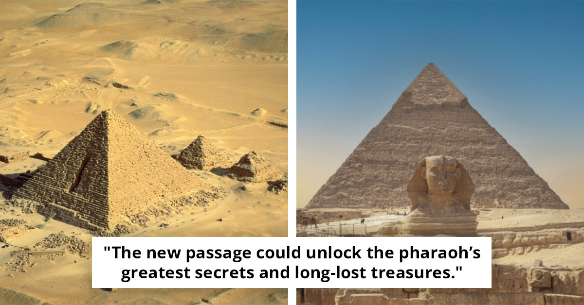 Possible Rewritten Headline: "Researchers Uncover Hidden Passage to Pyramids of Giza Following Discovery of Enigmatic Chamber"