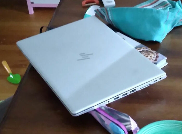 "Just About Had A Heart Attack. Shadow Made It Look Like My Work Laptop Was Folded"