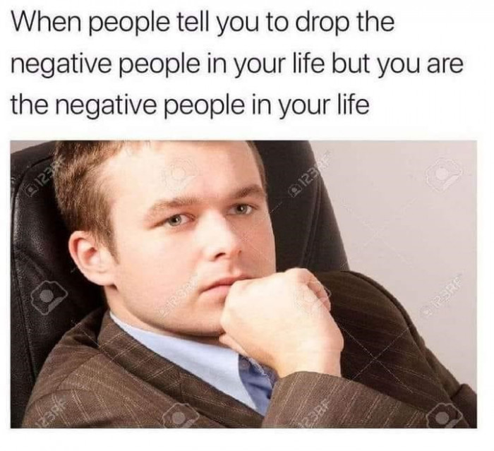 9. Now you are recapping the ways you thought of dropping yourself.