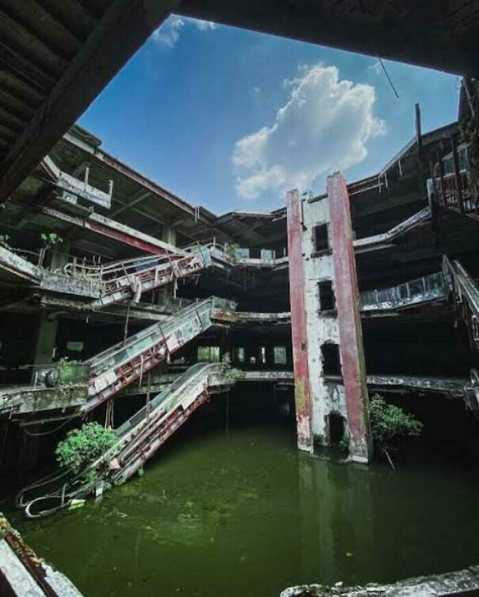 Abandoned Mall. Thailand