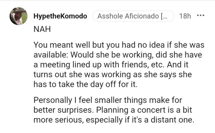 This Redditor feels smaller things make for better surprises