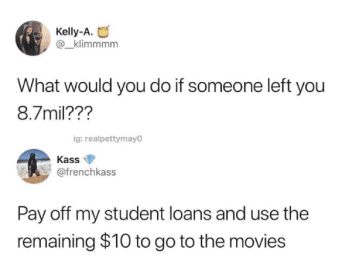 14. The remaining $10