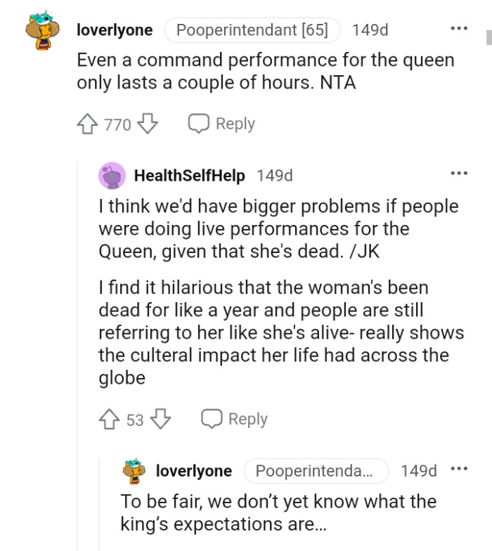 A command performance