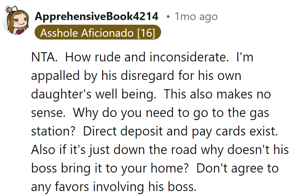 Baby's nap vs. gas station drop-off? Time for a modern paycheck plot twist: Direct deposit, boss!