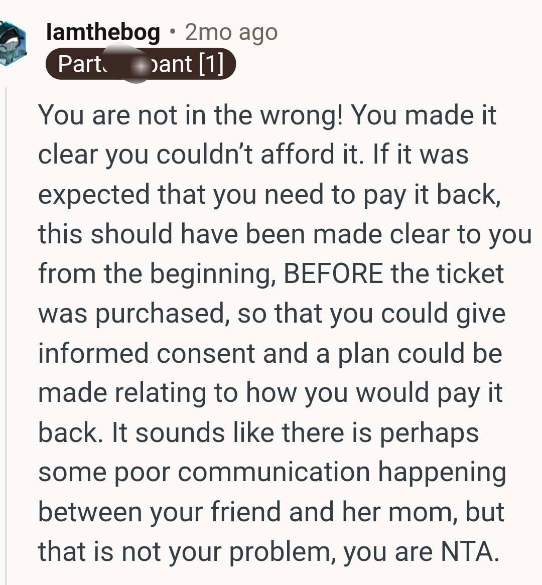 The OP isn't wrong