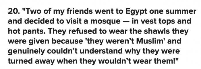 Surely you can make an exception for us?