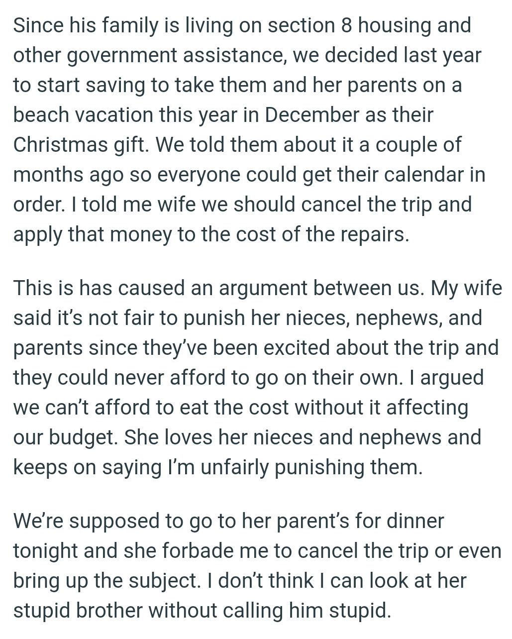 They told them about it a couple of months ago so everyone could get their calendar in order