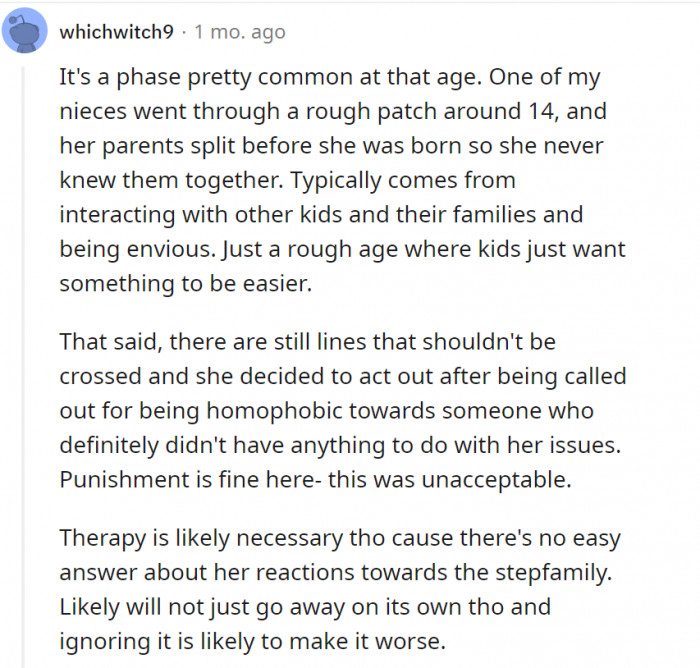 It was valid for Anna to go through that rough patch—it’s pretty common. However, she crossed the line.