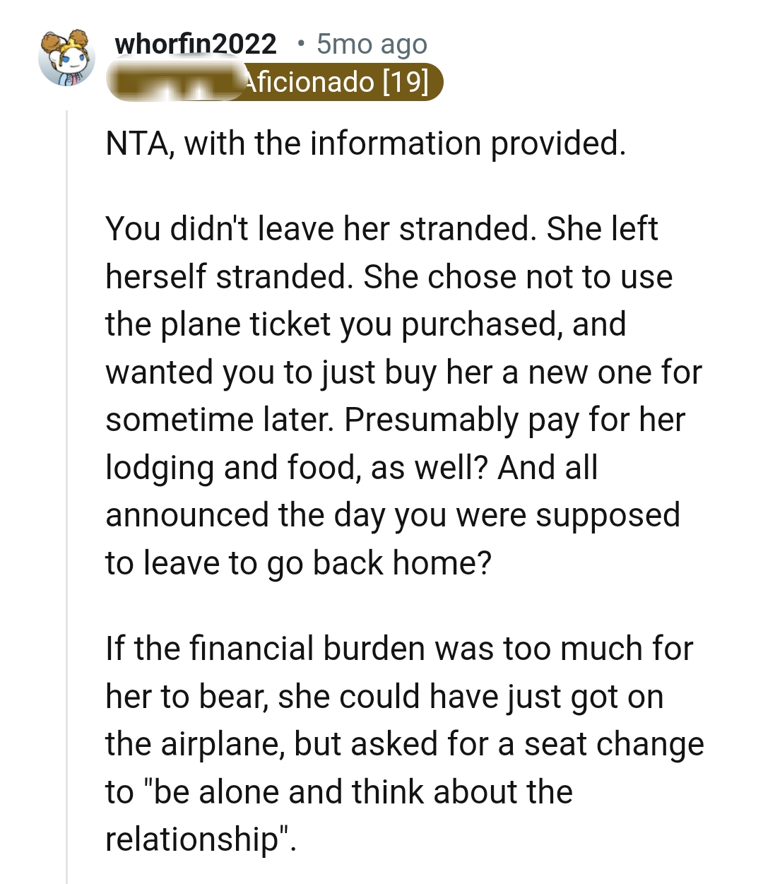 The financial burden