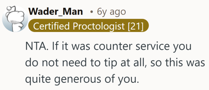 In that light, rounding up looks more kind than cheap.