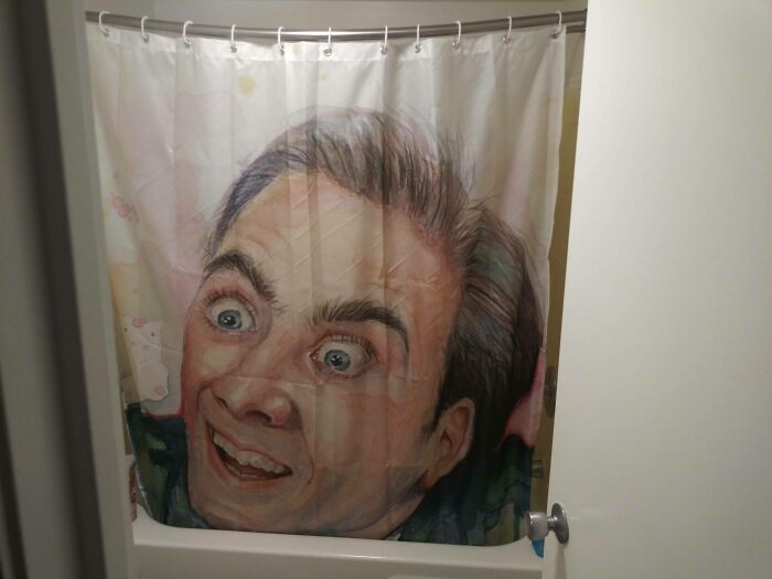 "My Roommate Put Me In Charge Of Buying A New Shower Curtain"