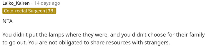 This is very simply put, but it hits the nail on the head for how we feel about this whole situation.