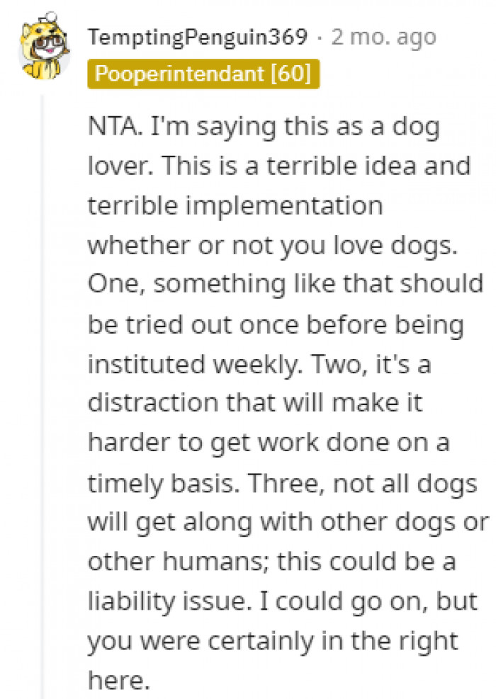 A trial run was definitely needed