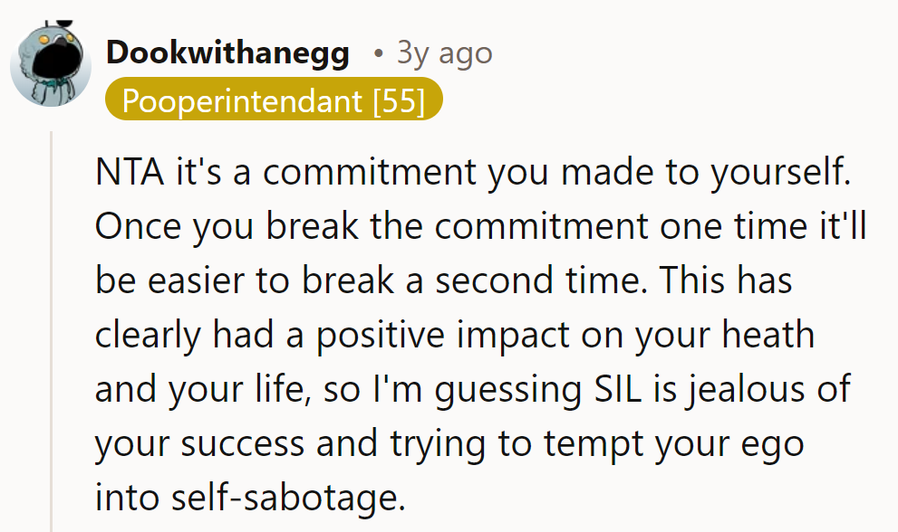 Don't let her sabotage his stride. Clearly, jealousy has got her in a step. Keep walking tall!
