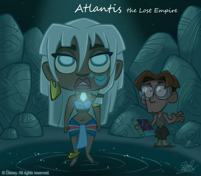 13. The Chibi Style Version of Atlantis: The Lost Empire